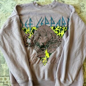 Def leopard sweatshirt-crewneck